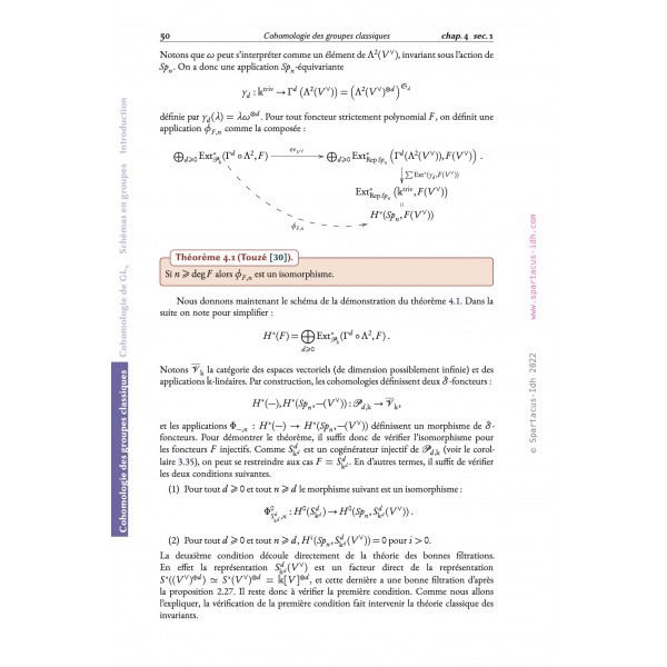 Invariants, cohomologie et représentations fonctorielles des groupes algébriques