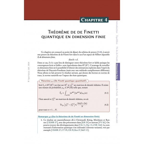 Théorèmes de de Finetti, limites de champ moyen et condensation de Bose-Einstein