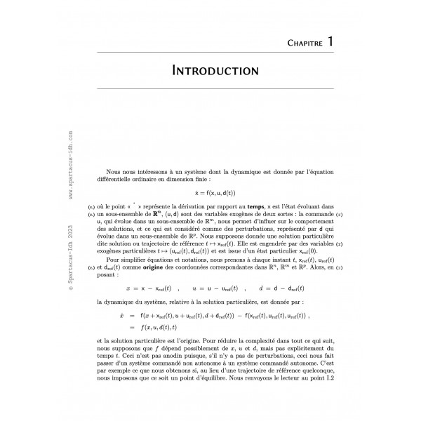 Fonctions de Lyapunov : stabilisation