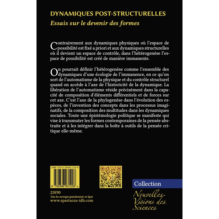 Dynamiques post-structurelles, Essais sur le devenir des formes