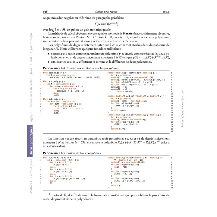 Cours d'informatique MPSI-L1 — Denis Monasse