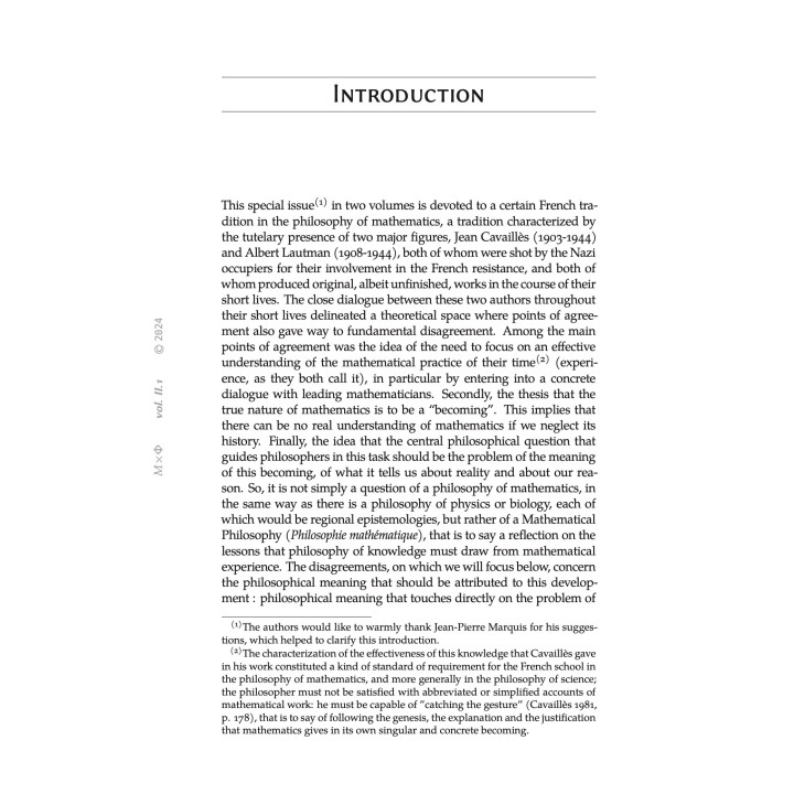 Annals of Mathematics and Philosophy : MxPhi - Vol. 2 - n.1