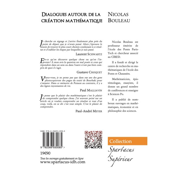 Dialogues autour de la création mathématique