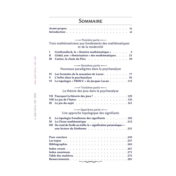 Cantor, Gödel et Grothendieck à l’heure du féminisme