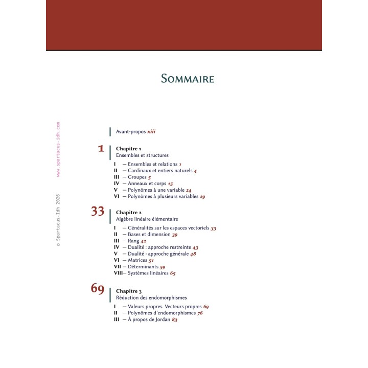 A Course in Mathematics: Agrégation and Undergraduate – 6th Edition