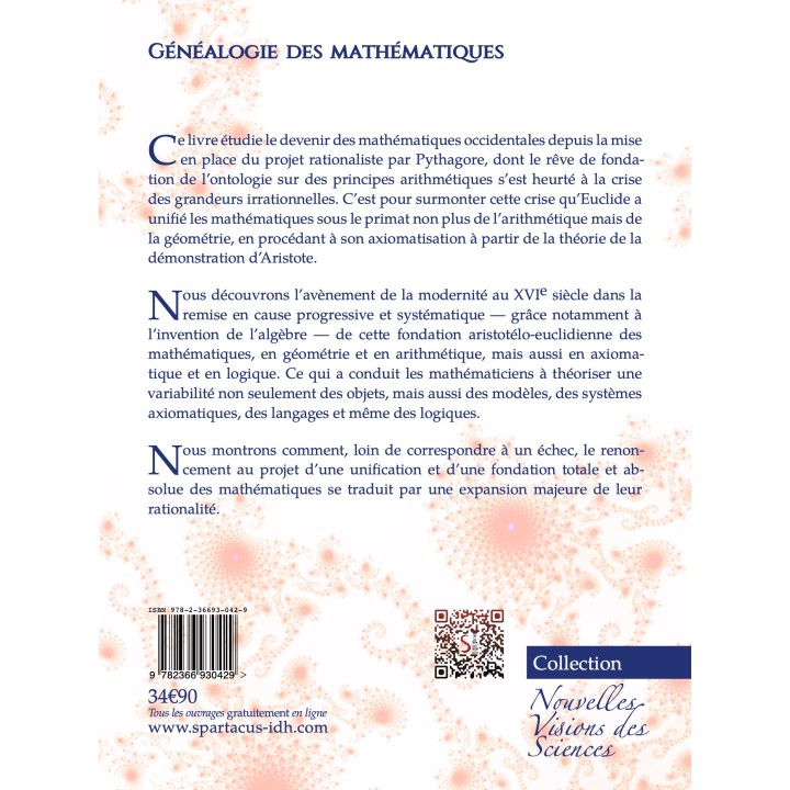 Généalogie des Mathématiques — Alain Séguy-Duclot