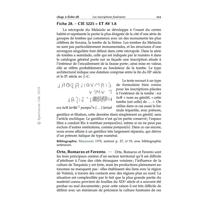 Reading and Understanding Etruscan Inscriptions