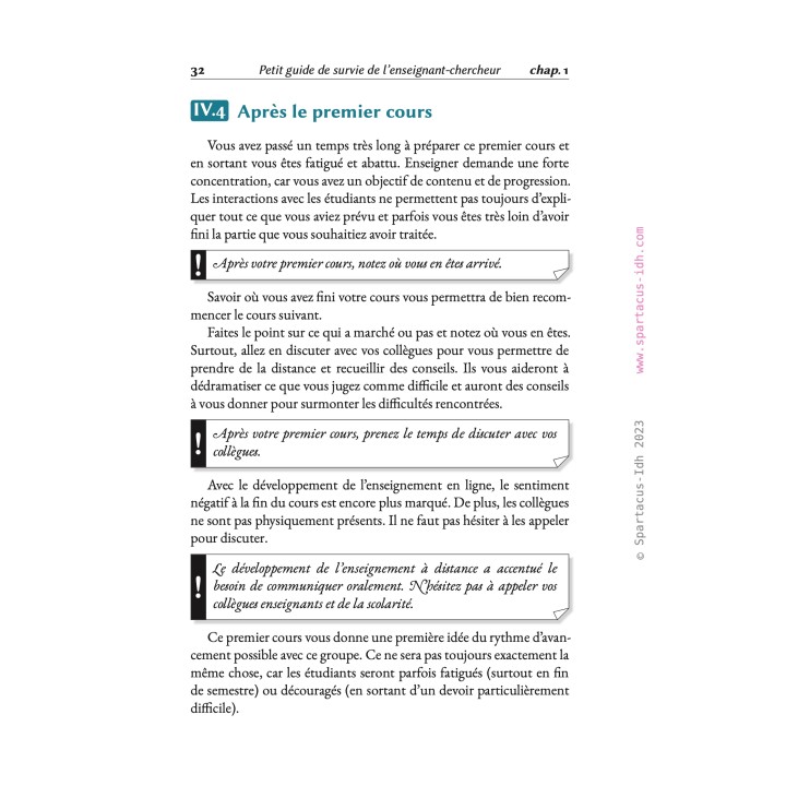 Petit guide de survie de l'enseignant-chercheur