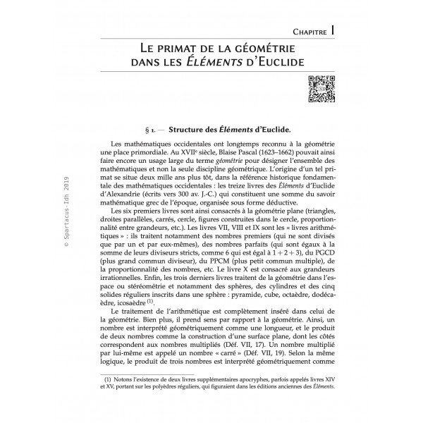 Généalogie des Mathématiques