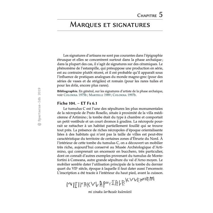 Reading and Understanding Etruscan Inscriptions